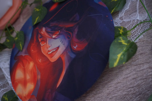 Tapis de souris Halloween Girl